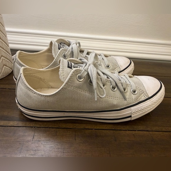 Converse Chuck Taylor All Star Low Top Metallic Shimmer Sneakers size 9 - Picture 4 of 10